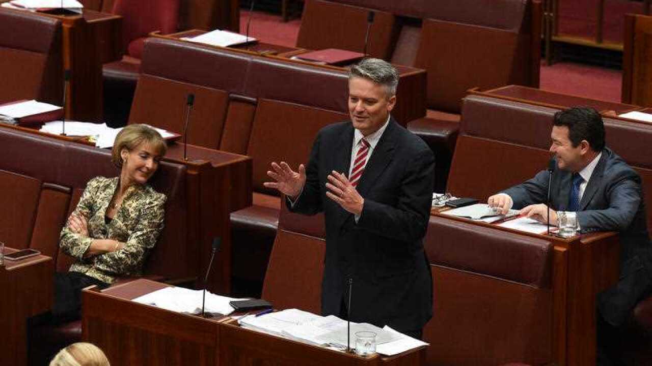 Minister for Finance Senator Mathias Cormann