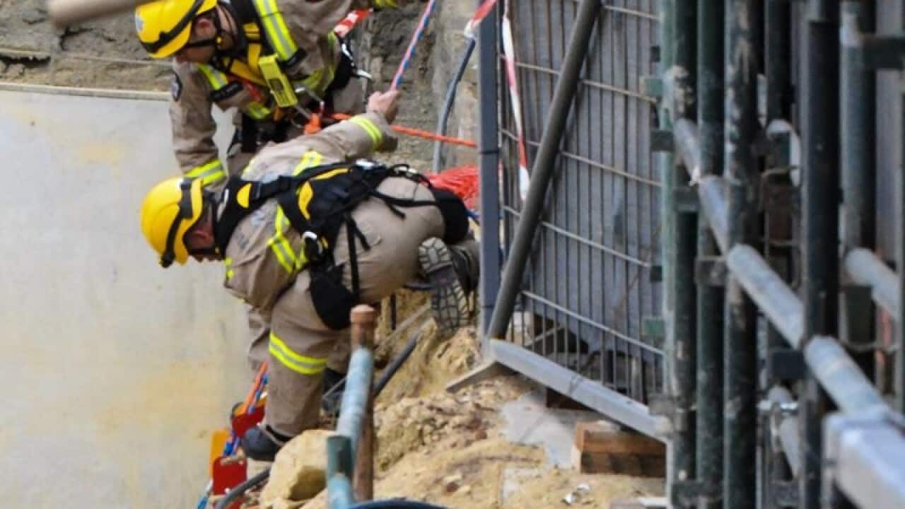 crane accident Melbourne construction site
