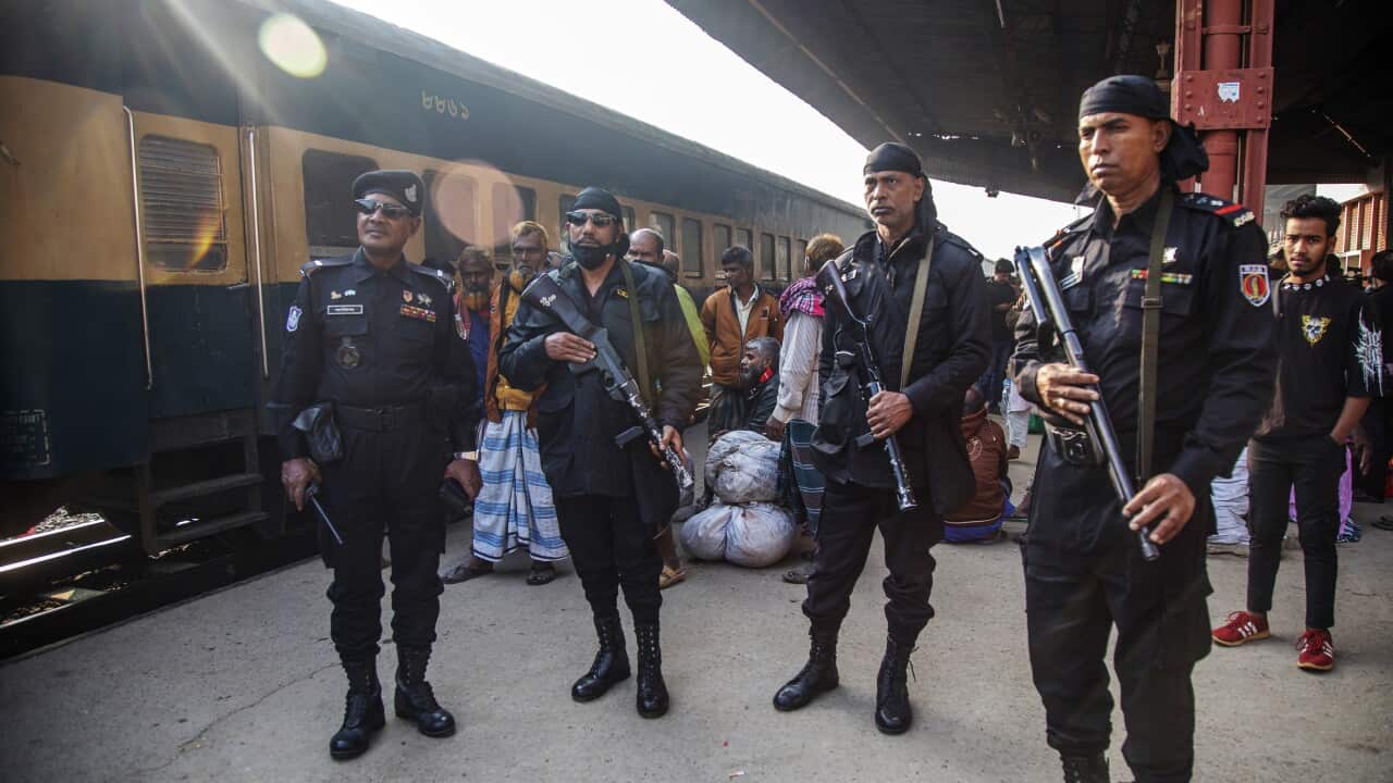 BANGLADESH PROTEST POLITICS FIRE