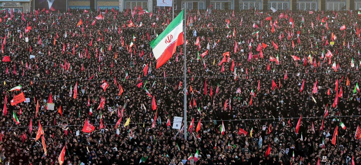Crowds bid farewell to Khamenei in Iranian holy city of Qom as body arrives in Iraq