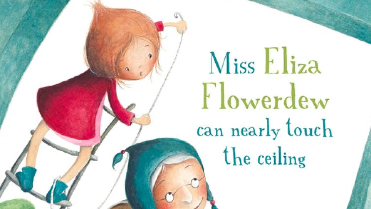 Miss Eliza Flowerdew can nearly touch the ceiling