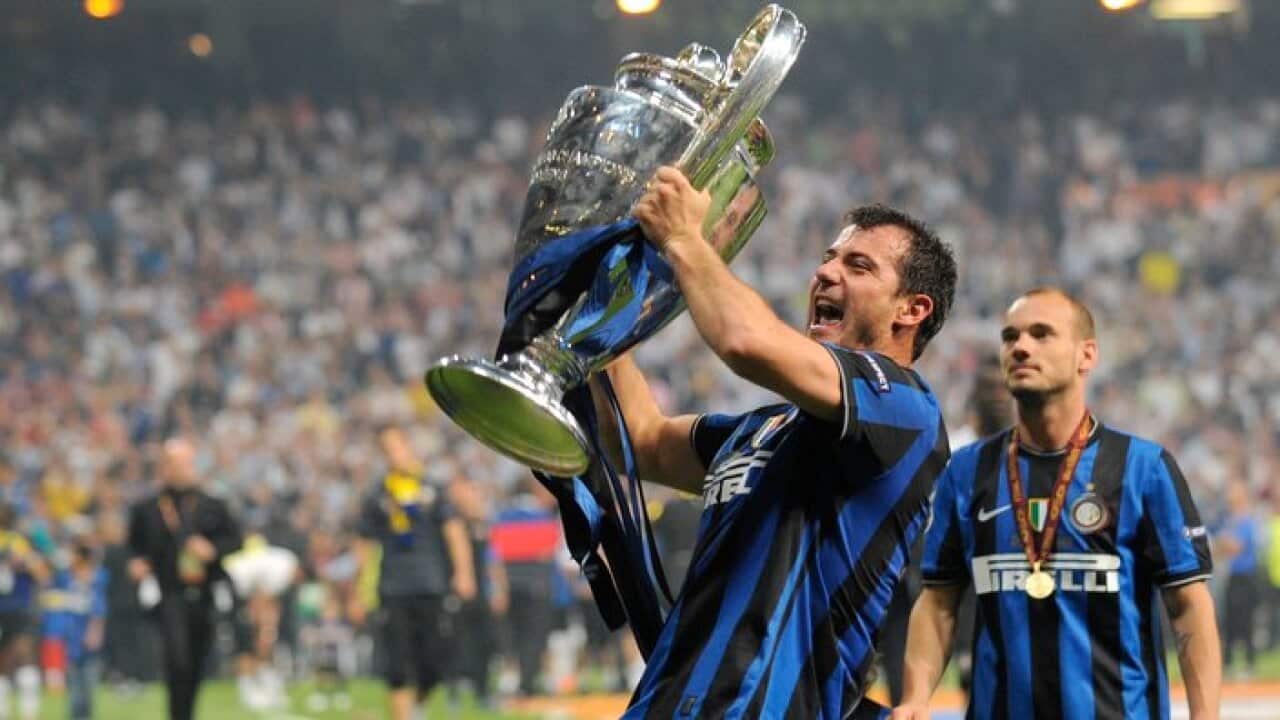 Inter Milan's Serbian midfielder Dejan Stankovic