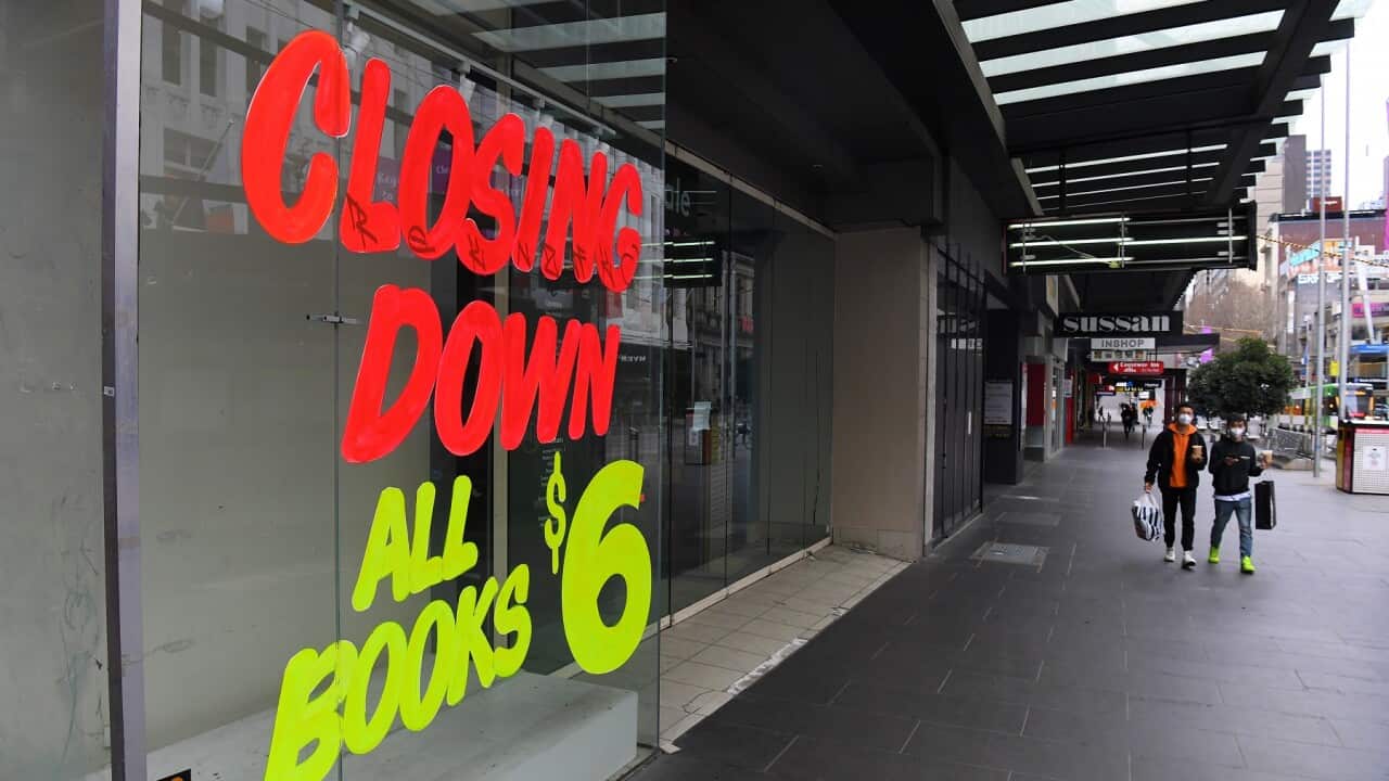 A shop holding a closing down sale in Melbourne