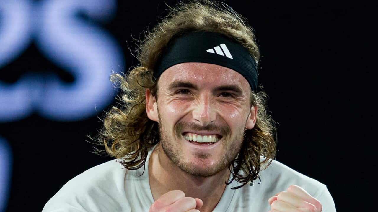 Stefanos Tsitsipas, 2023 Australian Open, Melbourne / Andy Cheung