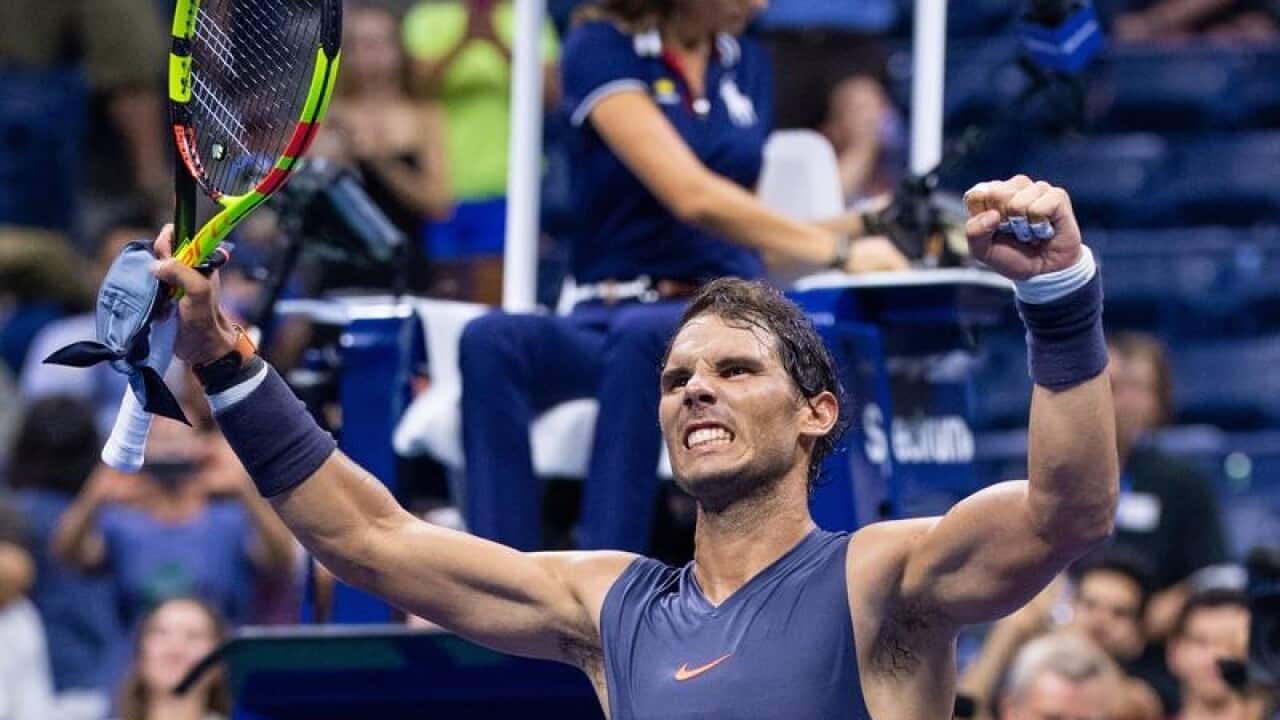 Rafael Nadal of Spain.