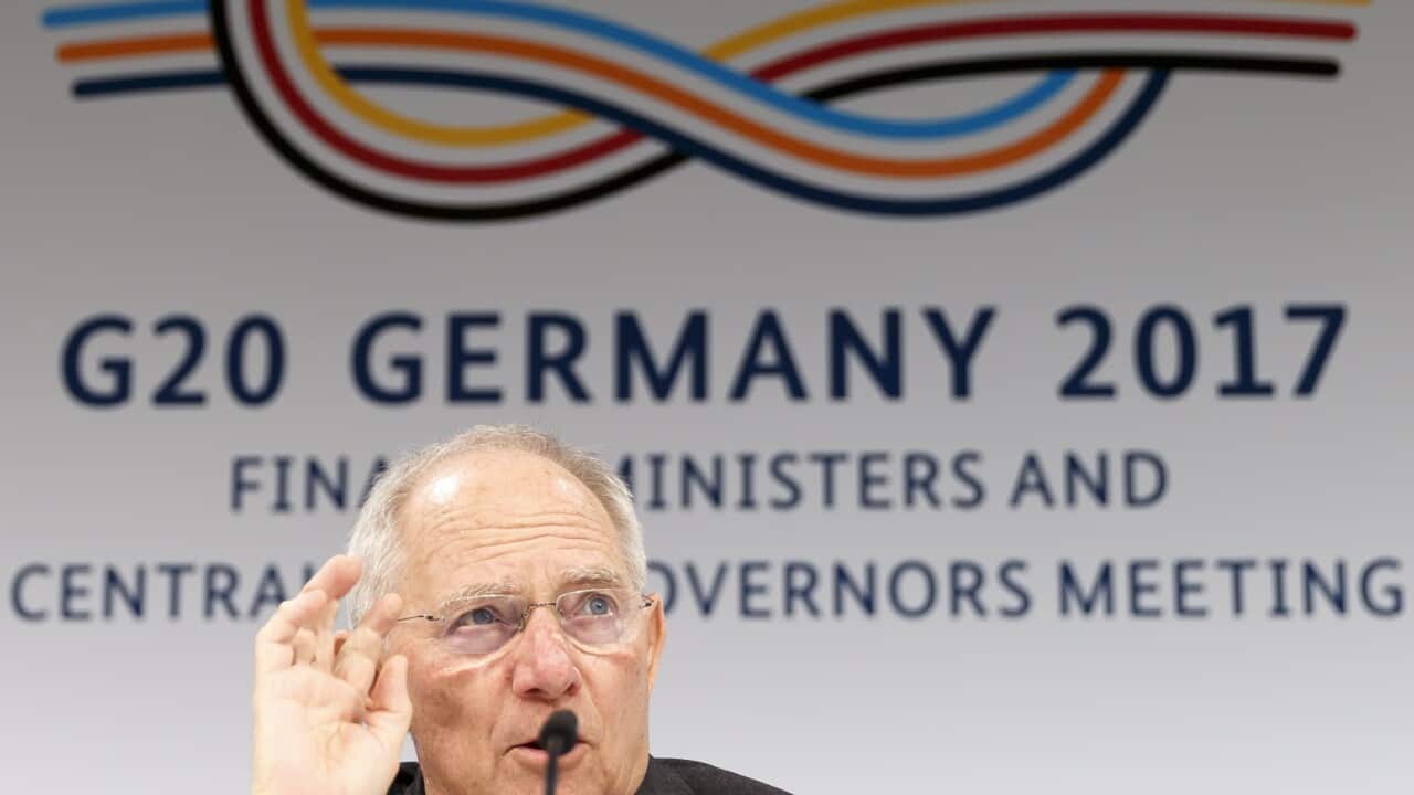 German Finance Minister Wolfgang Schaeuble