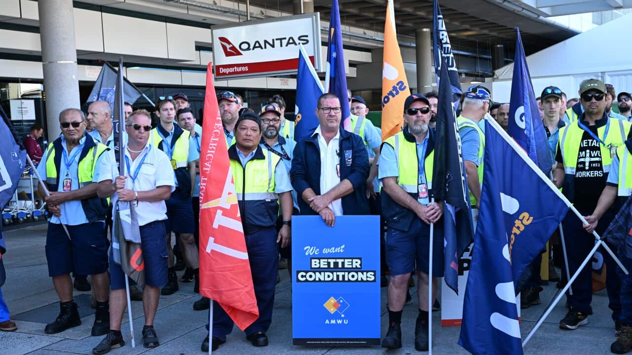 QANTAS ENGINEERS RALLY BRISBANE