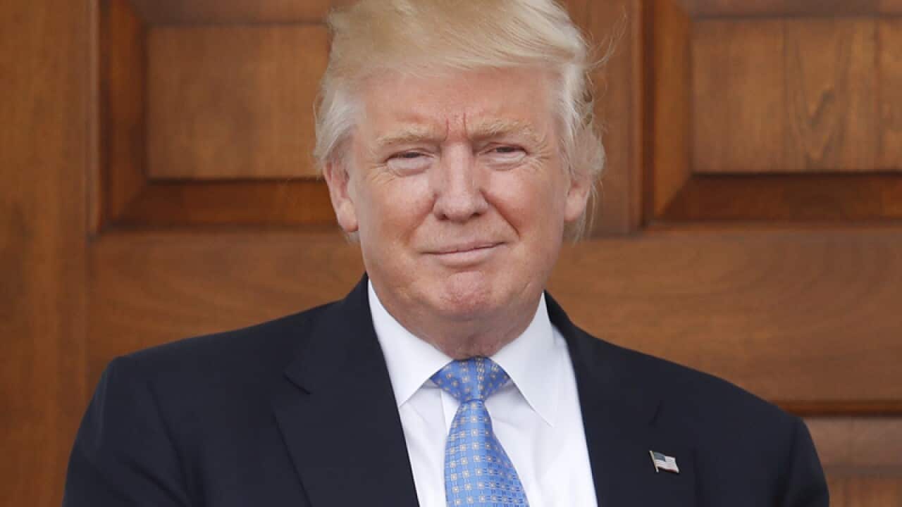 US President Donald Trump is set to make an announcement on taxes.