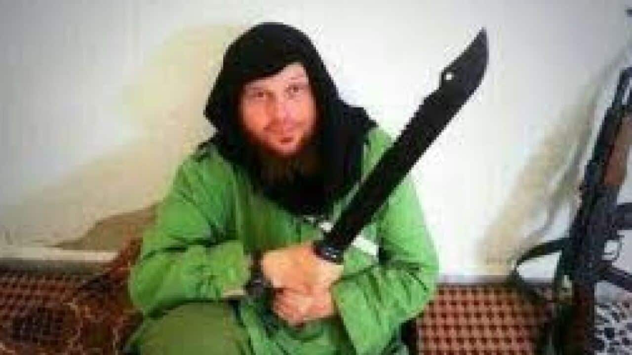 New Zealand jihadi Mark Taylor. The NZ government does not want him to return home after his time in Syria.