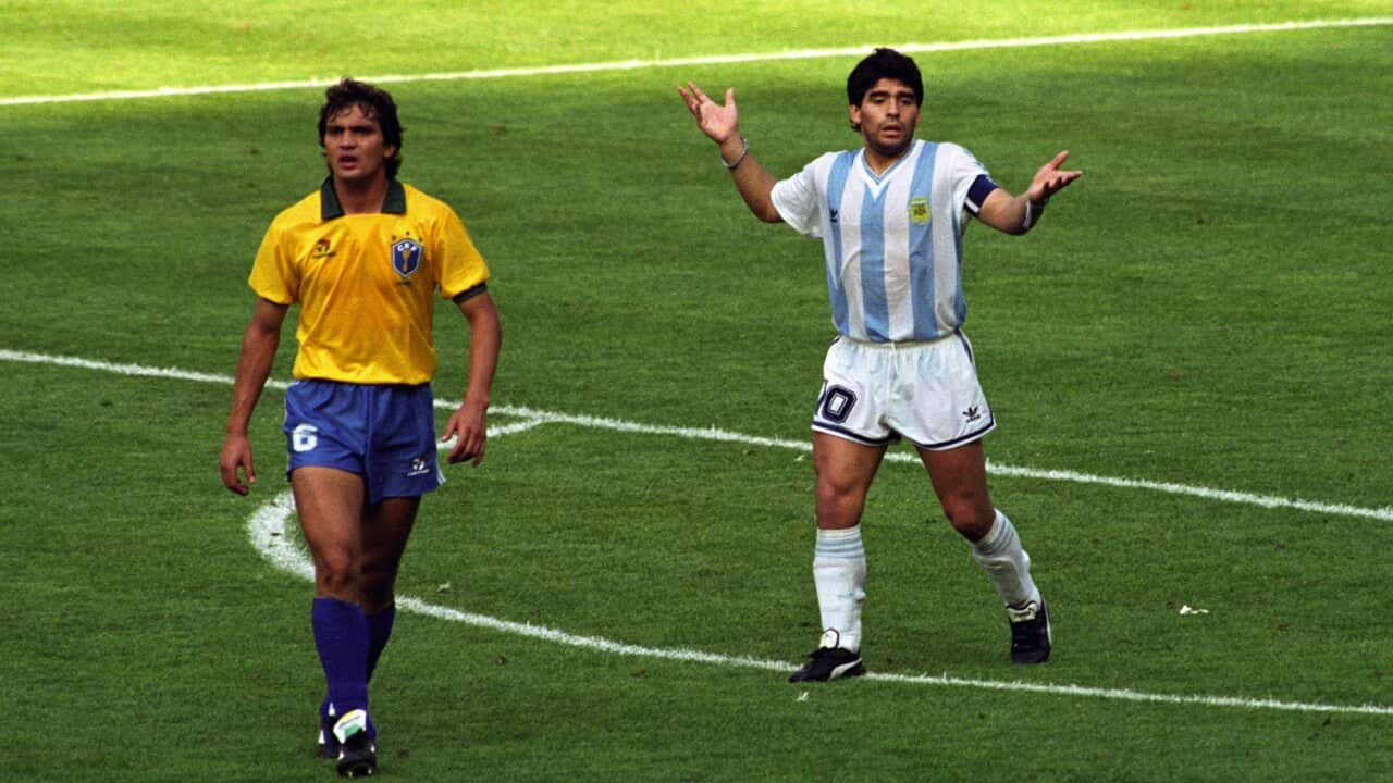 1990 FIFA World Cup Brazil Argentina Maradona