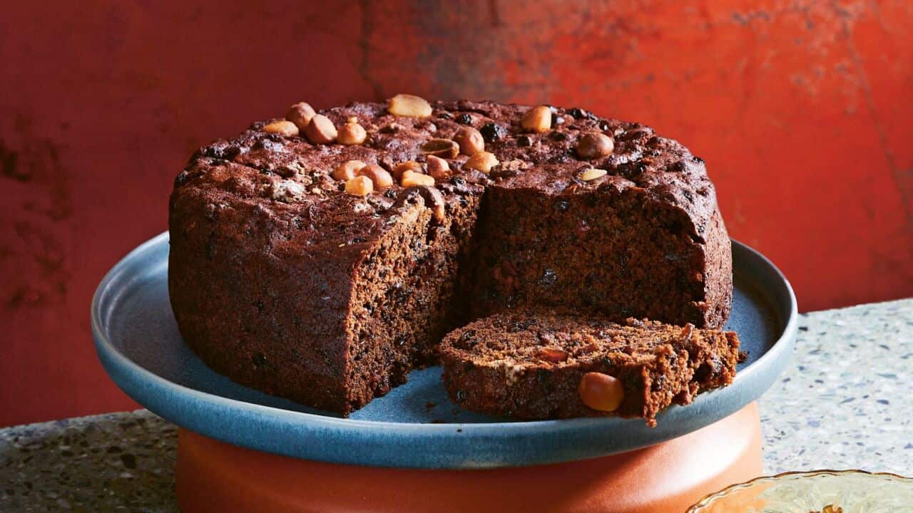 Quandong Christmas cake