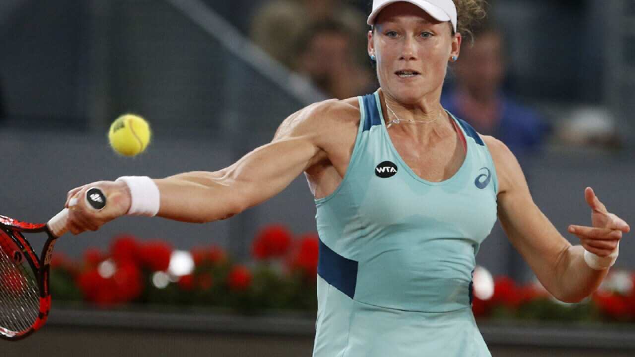 Australian tennis player Samantha Stosur
