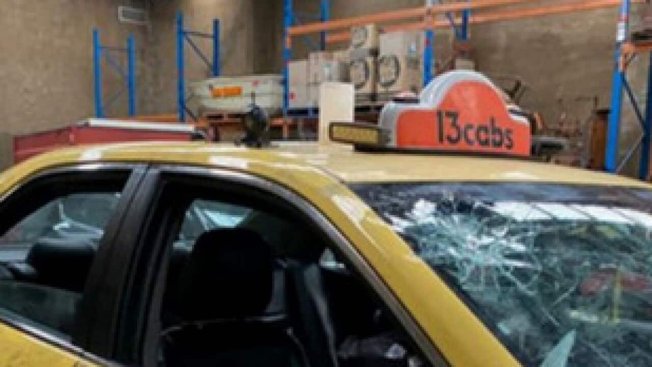 Taxi driver bashed