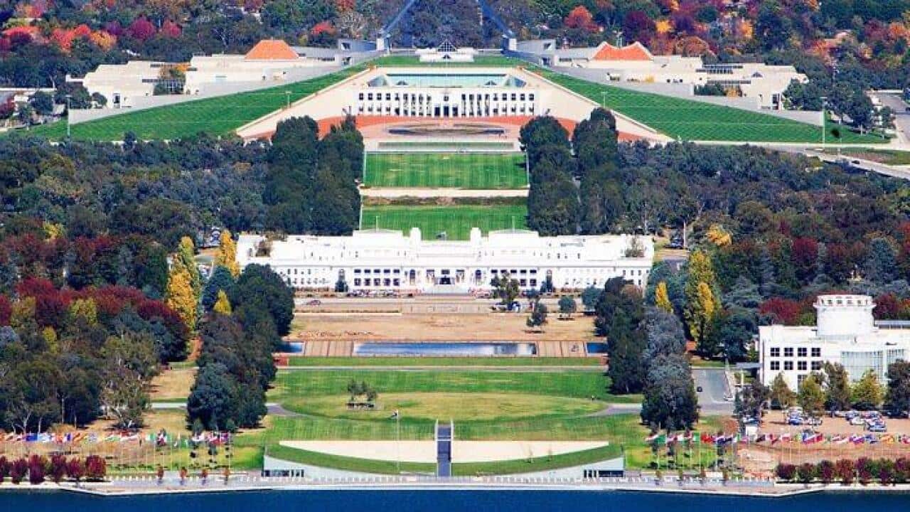 Parliament House in Canberra