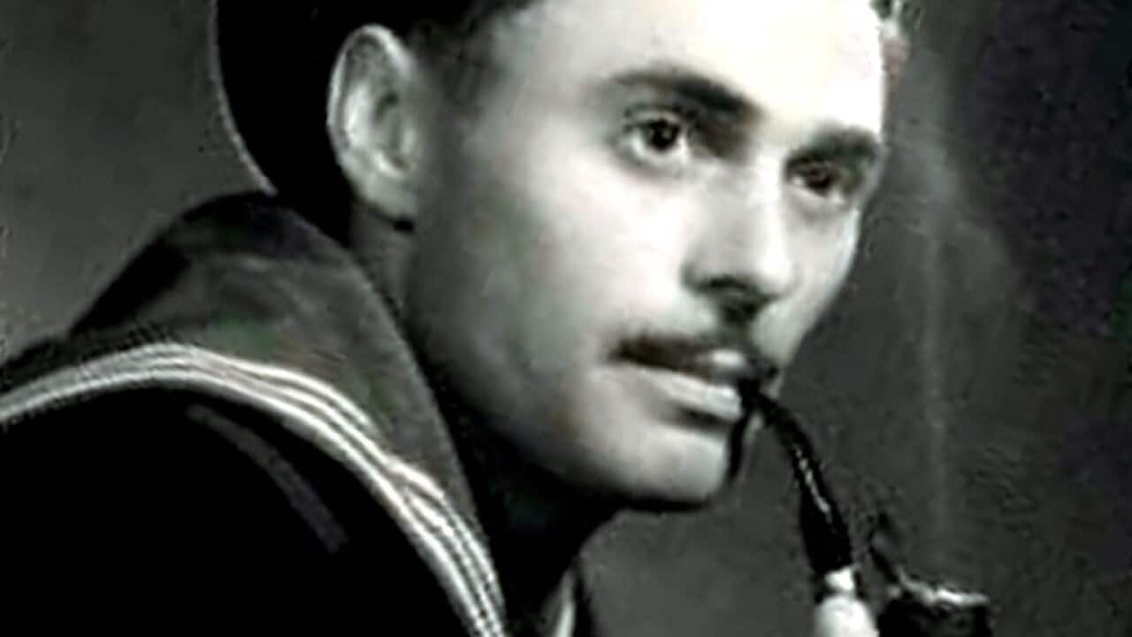 Semyon Grinyov (Grinberg) in 1955