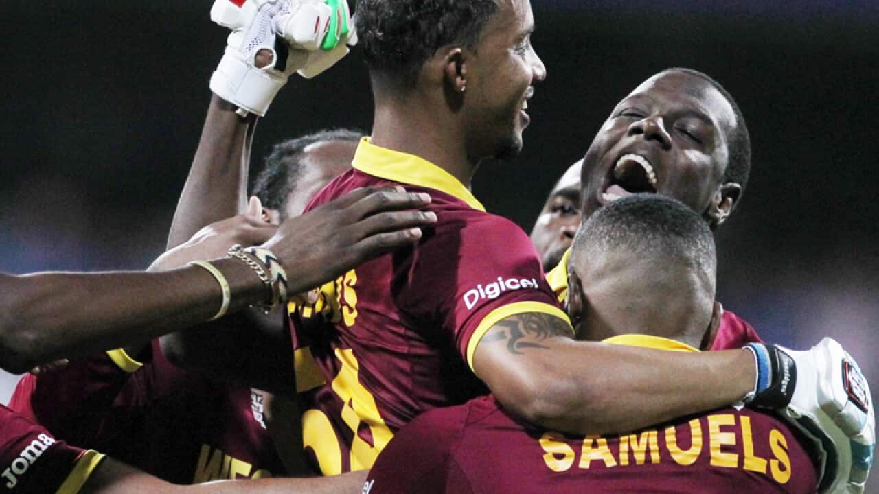 West Indies Lendl Simmons.
