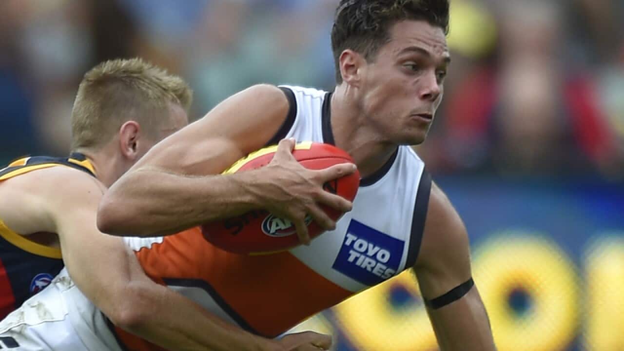 Josh Kelly of the Giants