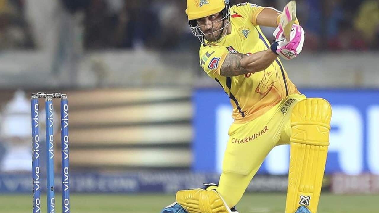 India Cricket VIVO IPL 2019 Du Plessis
