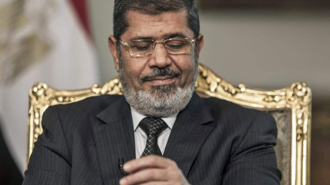 Ousted Egyptian president Mohamed Morsi