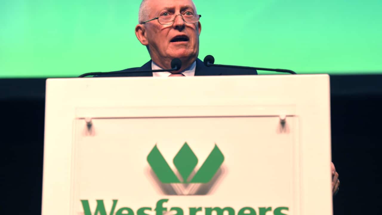 Dr Bob Every speaks at the Wesfarmers AGM