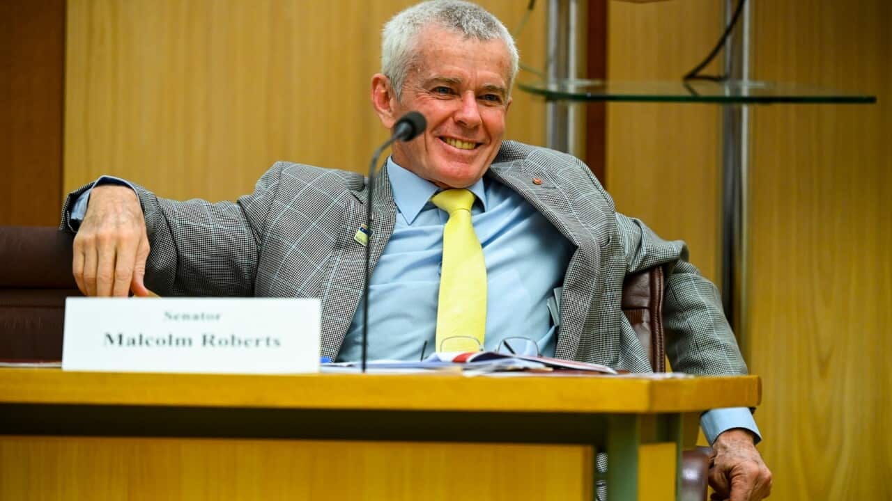 One Nation senator Malcolm Roberts