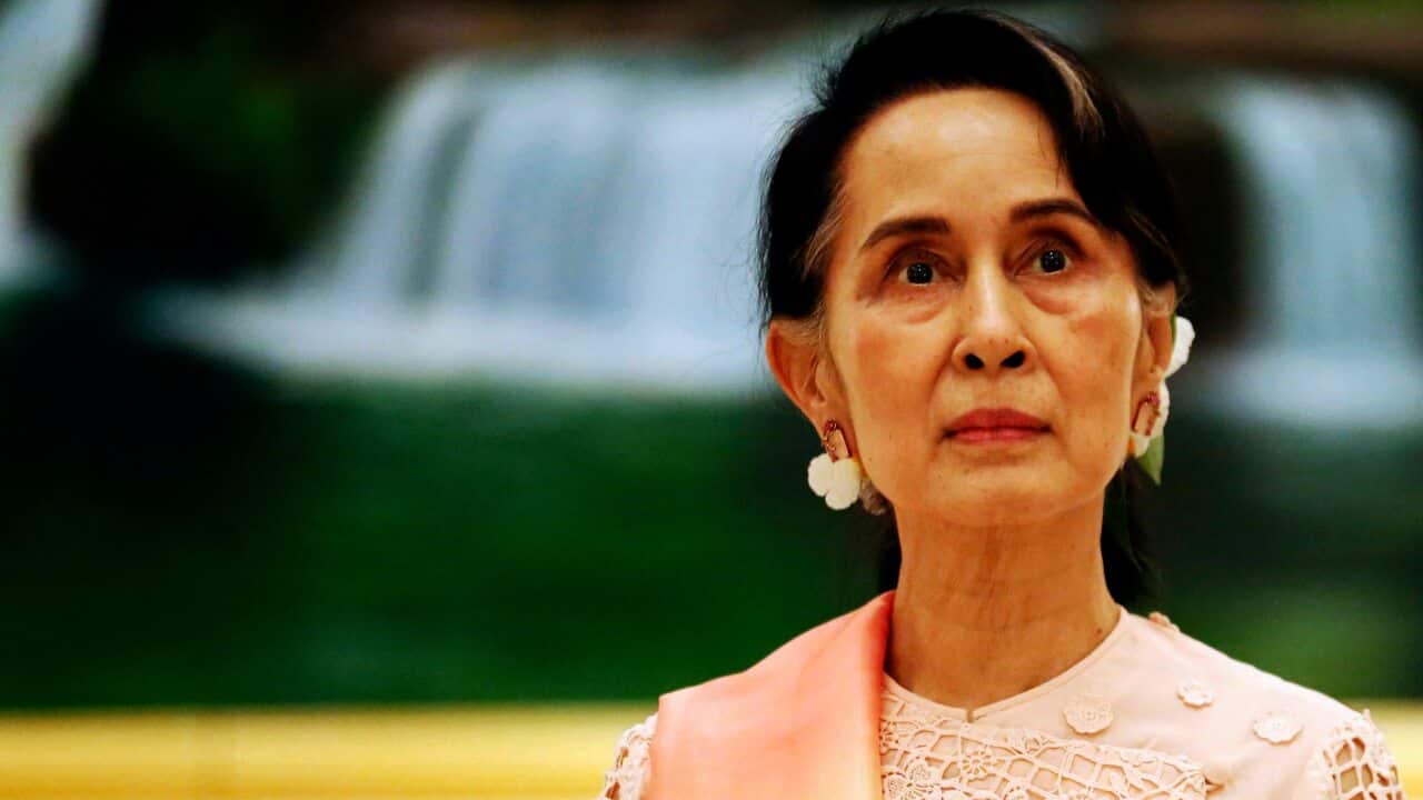 Aung San Suu Kyi.