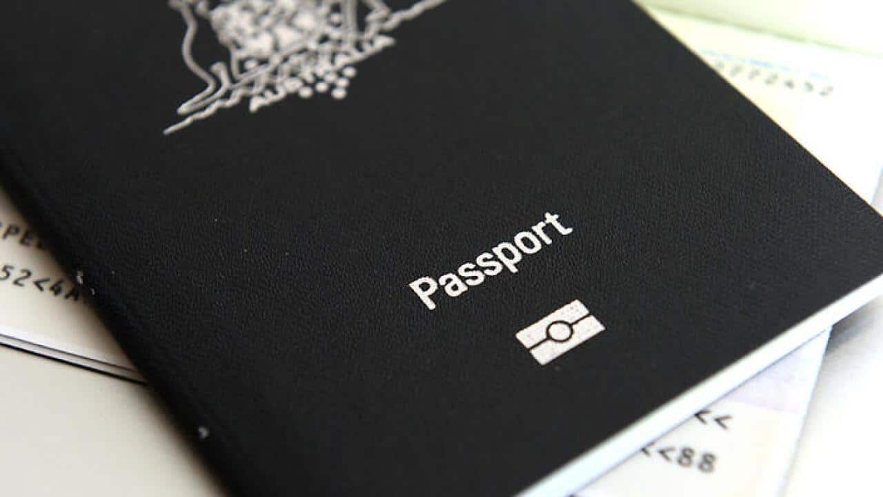 An Australian passport