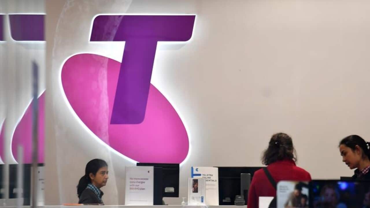 A Telstra store