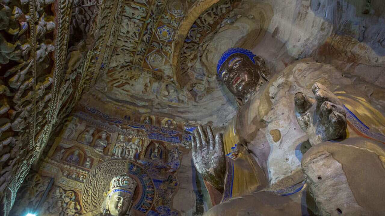 Ancient Chinese Buddha Statute