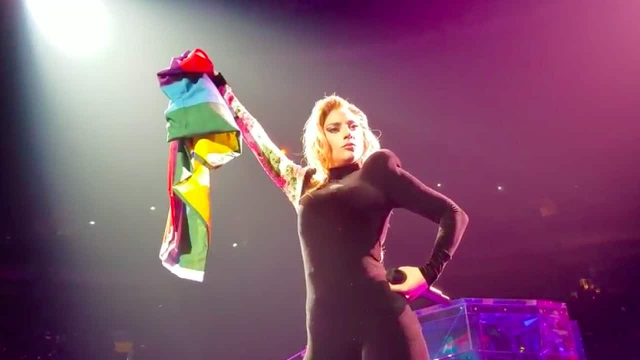 Lady Gaga kicked off her world tour with a message of support for the LGBT+ community