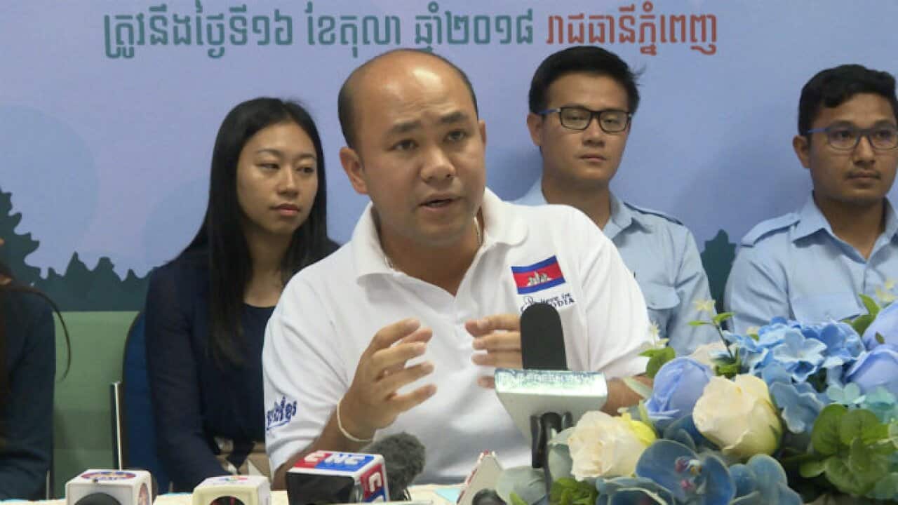 Prime Minister Hun Sen's youngest son, Hun Mani