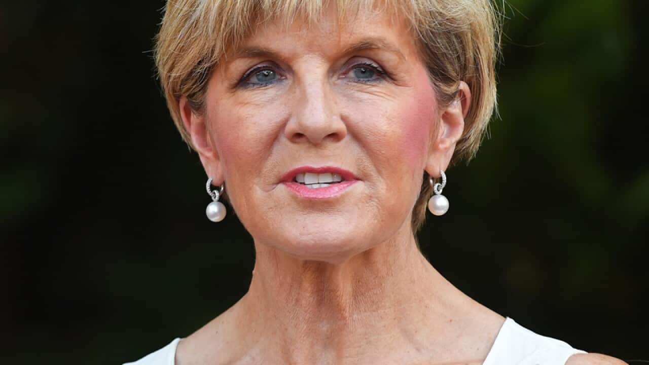 Minister for Foreign Affairs Julie Bishop