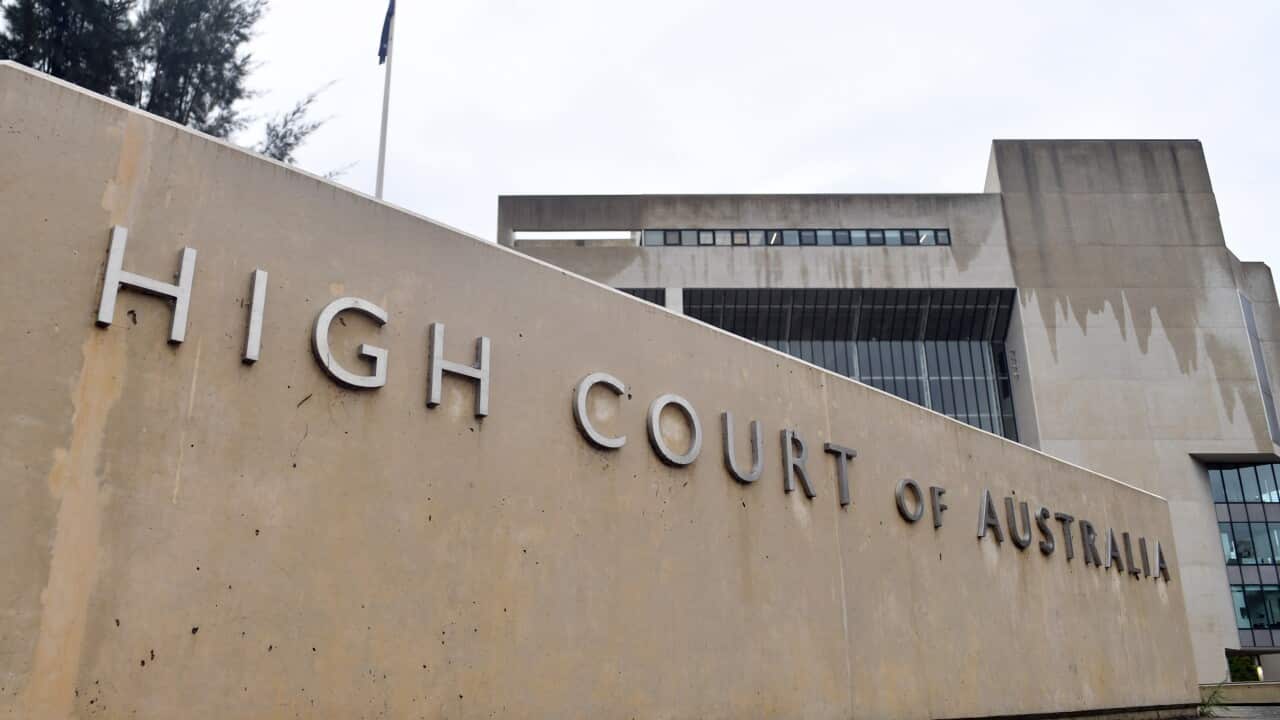 High Court of Australia sign