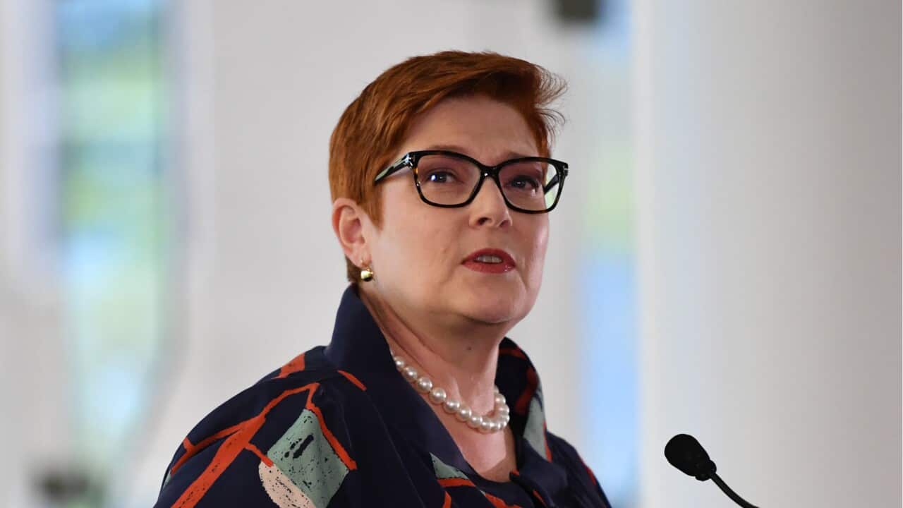 Australia’s Foreign Minister Marise Payne