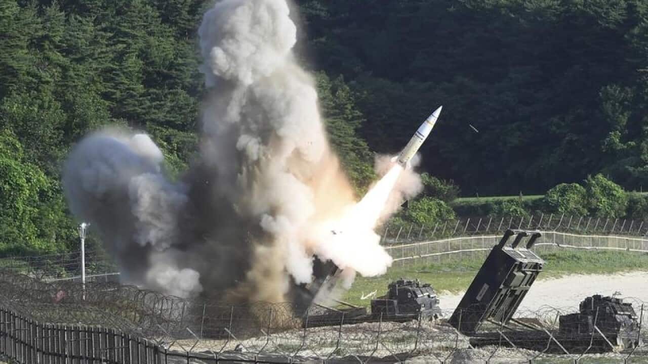 South Korea Defense Ministry, a U.S. MGM-140 Army Tactical Missil