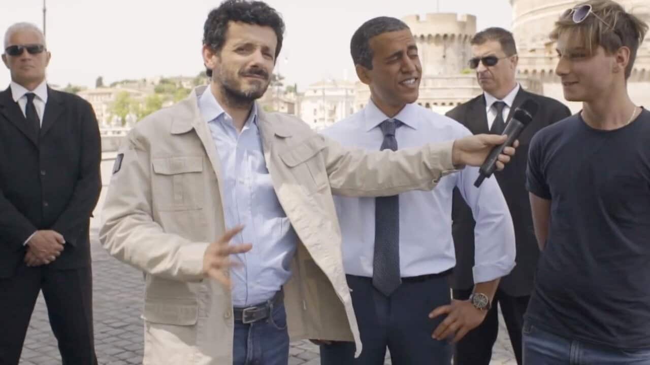 The ad was one of four Italian-language videos made to promote the airline’s recently announced nonstop flight from Rome to Washington.