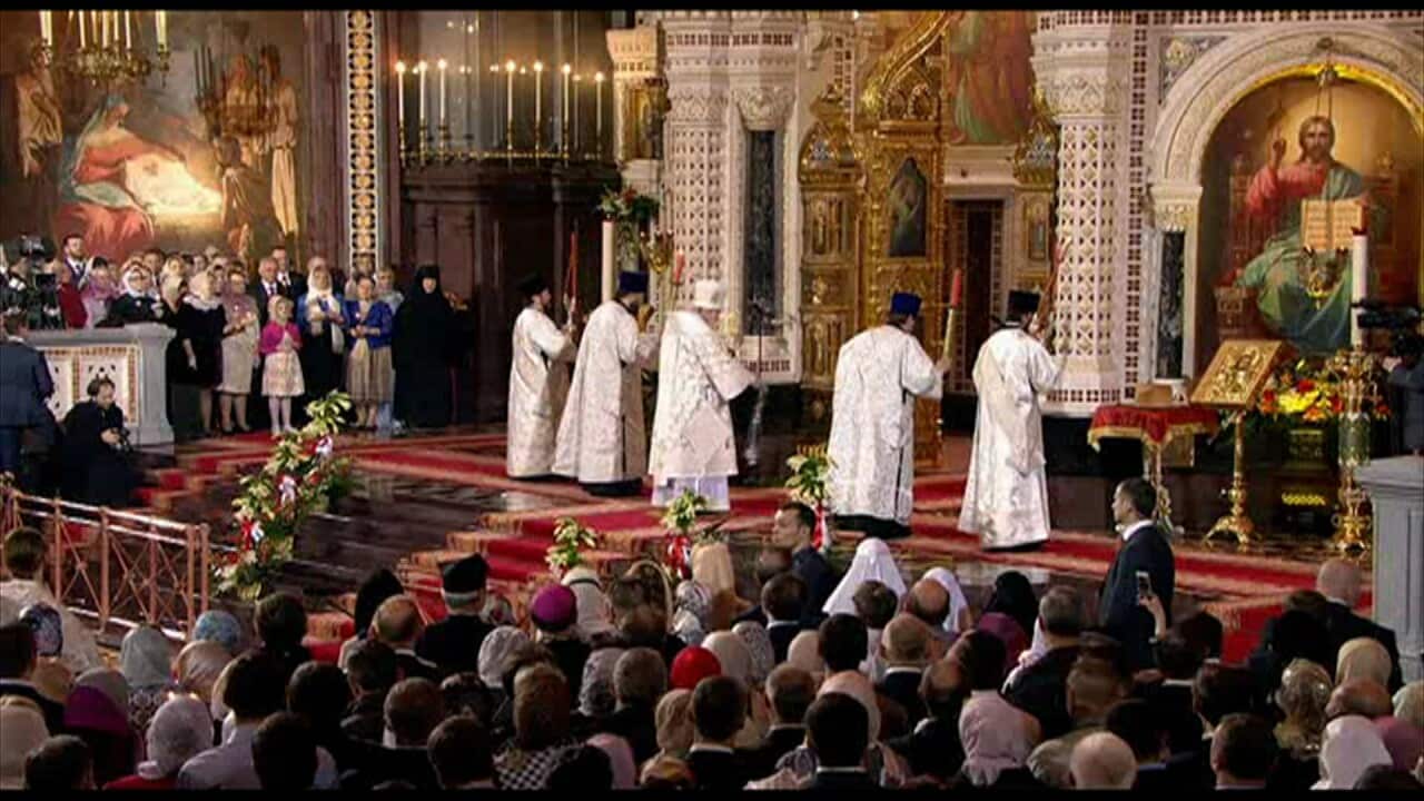 Orthodox Easter celebrations. (SBS)