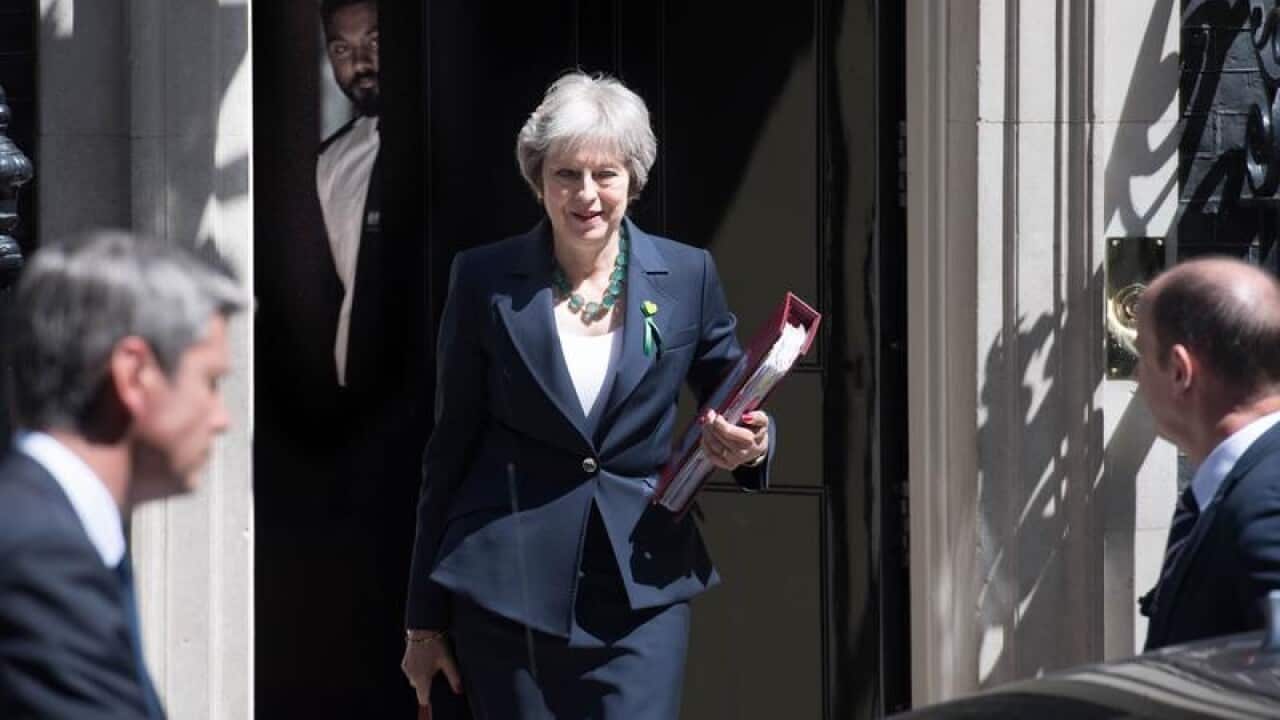 UK Prime Minister Theresa May.