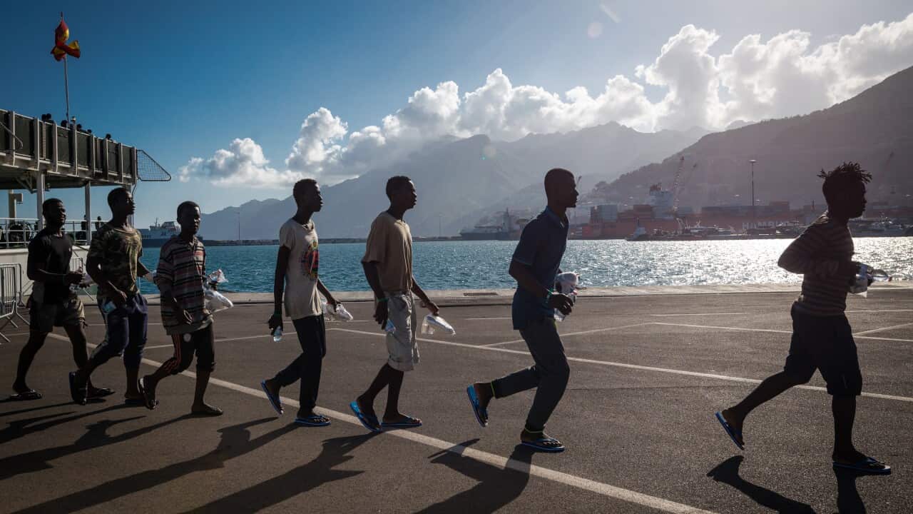 Approximately 1,200 refugees landed in Salerno, aboard the Maritime Maritime Patrol Ship earlier this week.