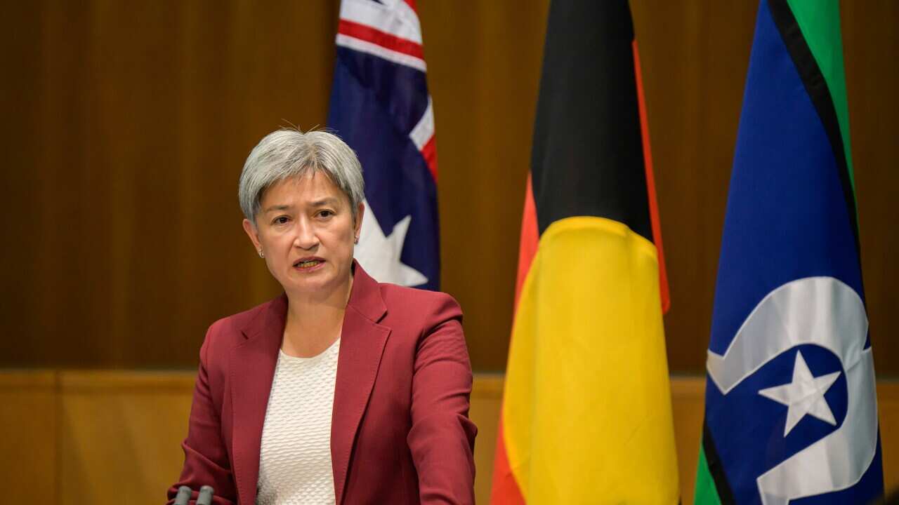 Australian Foreign Minister Penny Wong Addresses Australia-China Relations in Press Conference - 20 Mar 2024