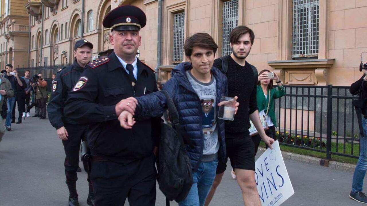 Arrest in Moscow
