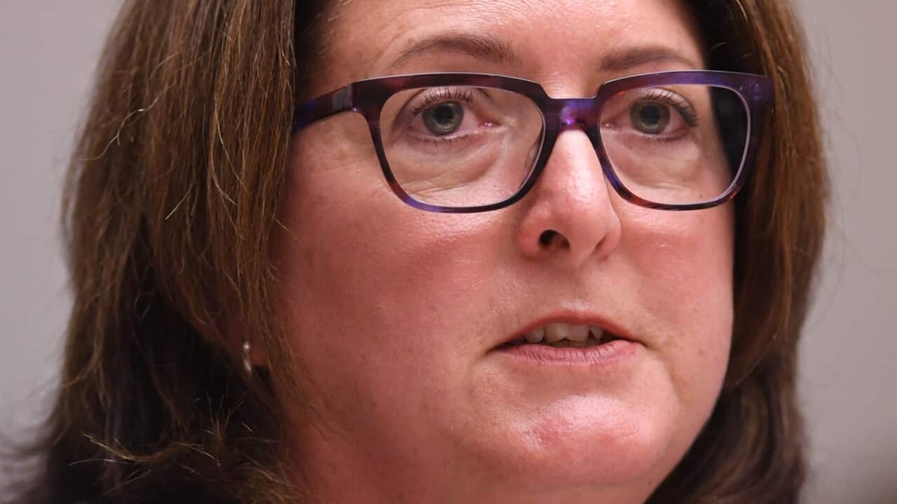Deputy Director-General of Security of ASIO Heather Cook speaks during a Parliamentary Joint Committee hearing at Parliament House in Canberra, Friday, June 16, 2017. (AAP Image/Lukas Coch) NO ARCHIVING