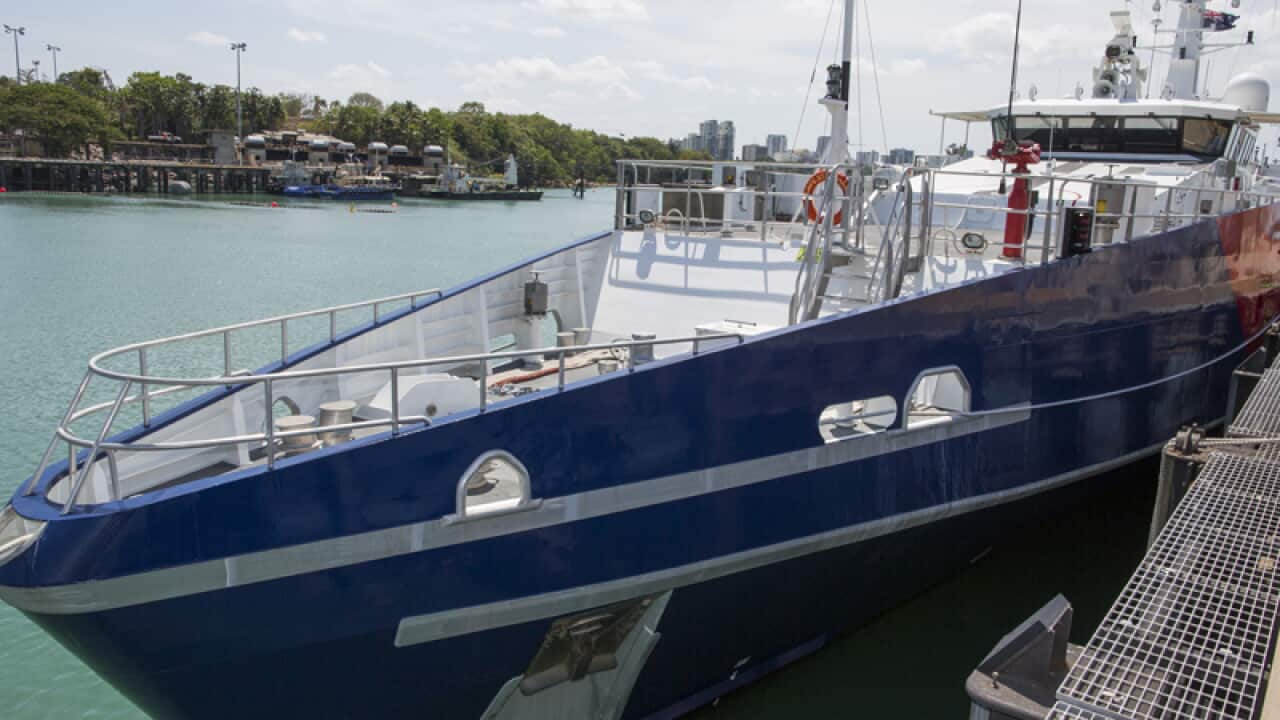 The Cape St George vessel used to combat illegal maritime arrivals