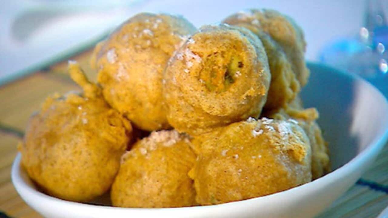 battered potato balls