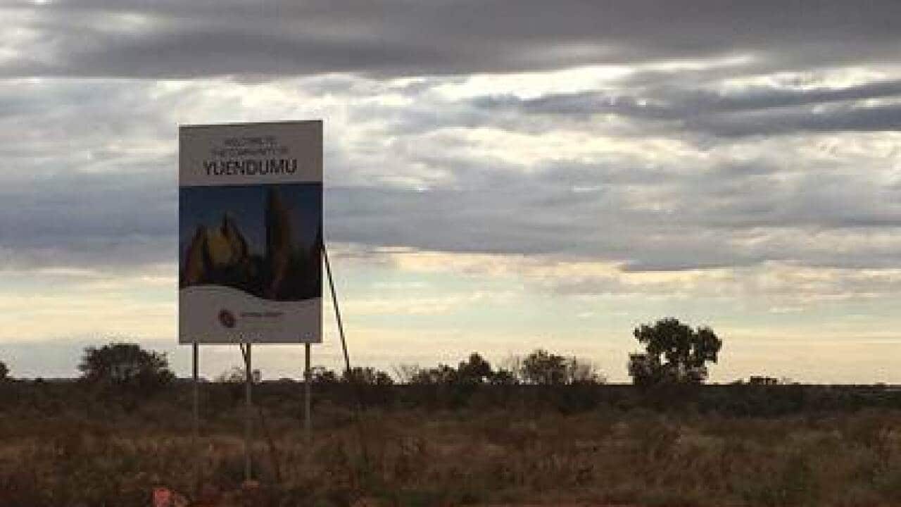 File image of Yuendumu in central Australia.