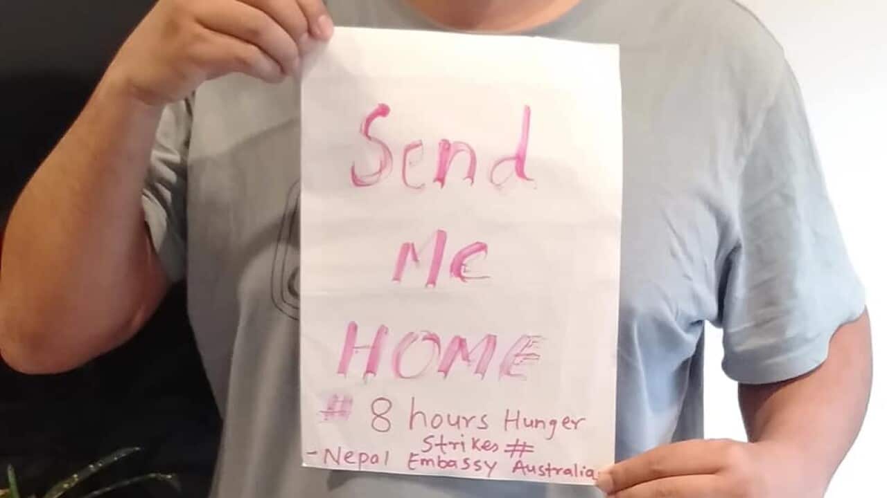 anil adhikari hunger strike nepali in australia nepal airlines