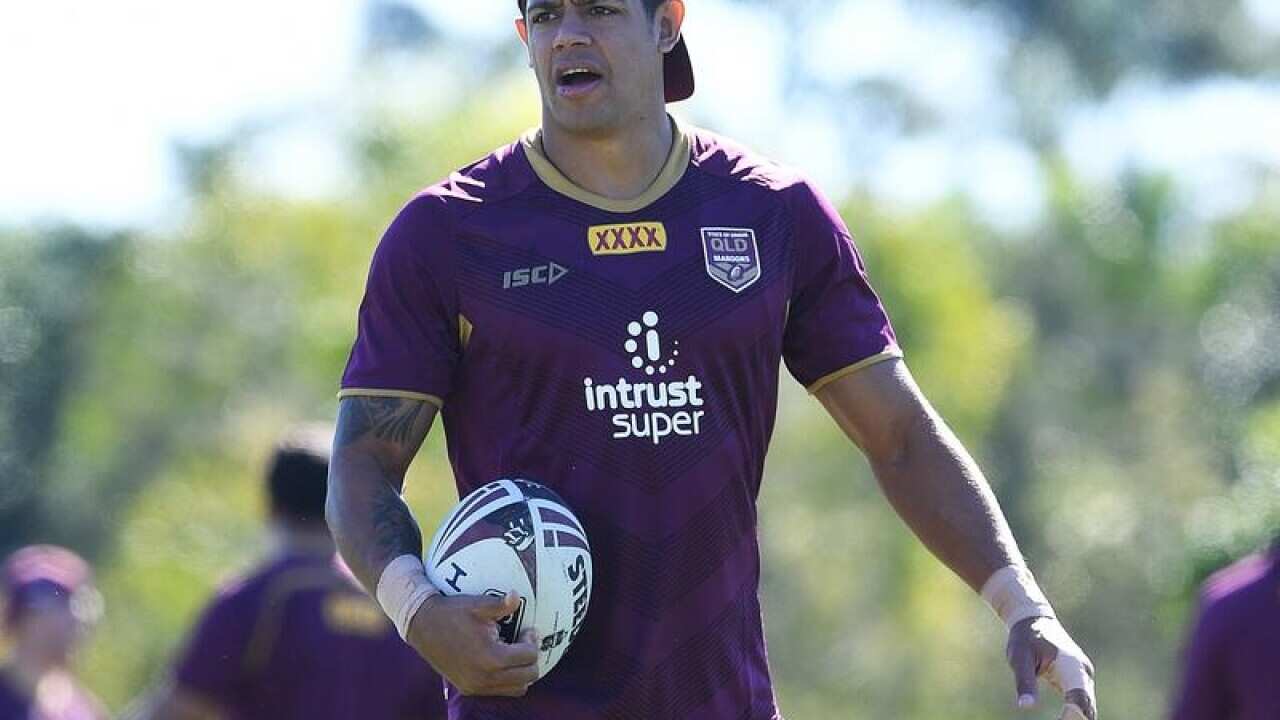 Dane Gagai during a training session