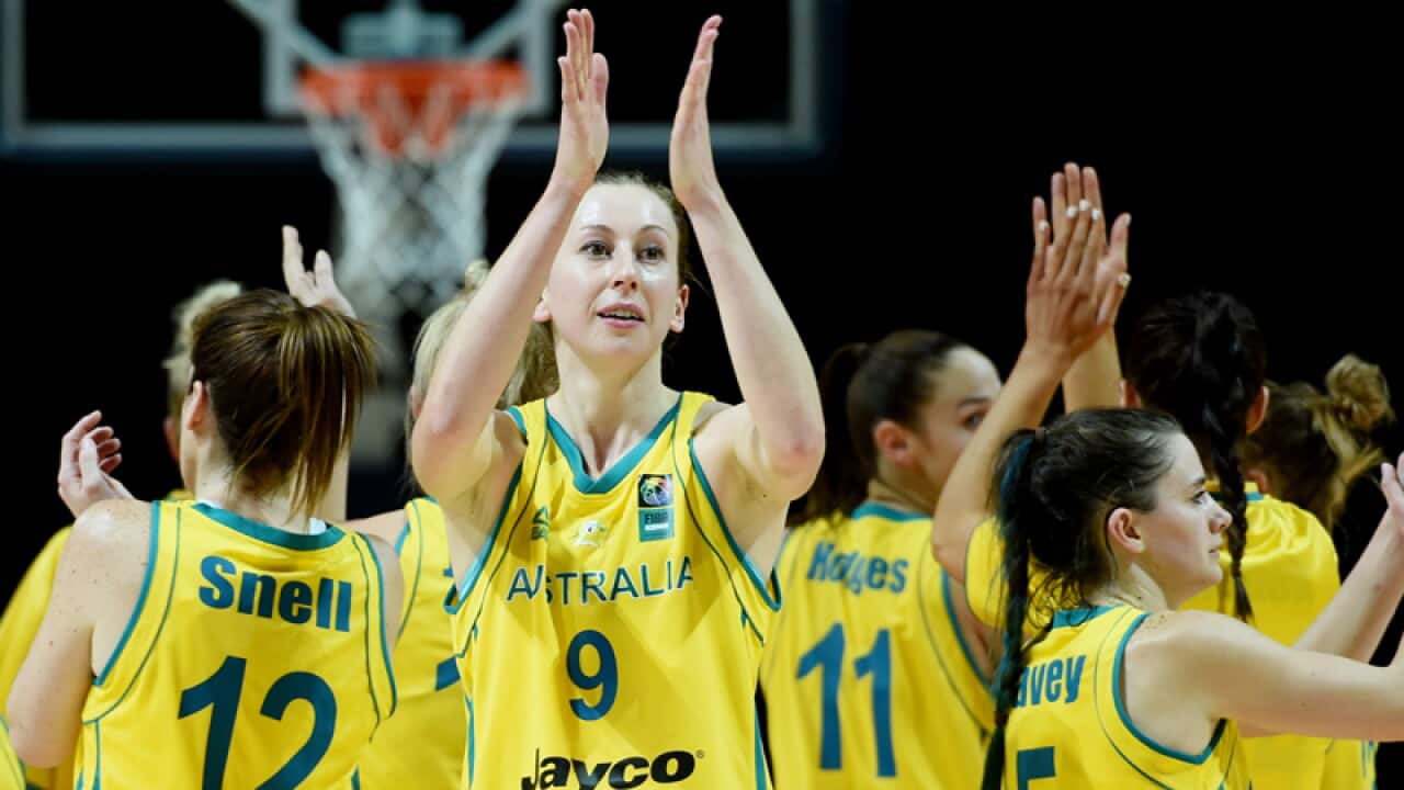 The Australian Opals basketballers
