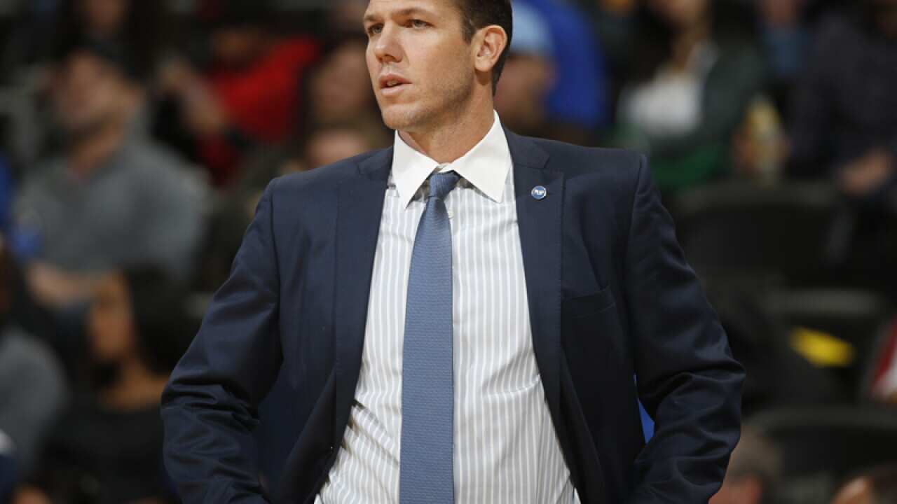 Golden State Warriors interim head coach Luke Walton