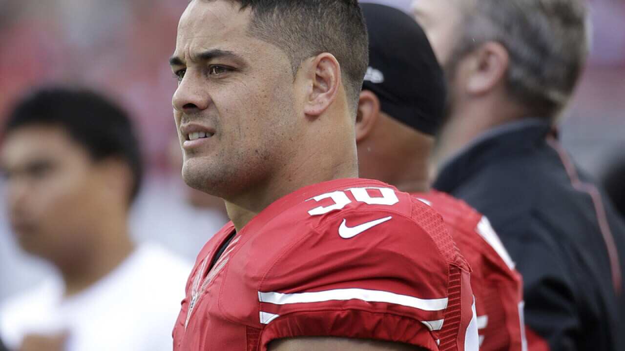 San Francisco 49ers running back Jarryd Hayne (38)